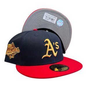 New Era Oakland A's Athletics 59FIFTY Fitted Hat Opening Ceremony 89 Patch